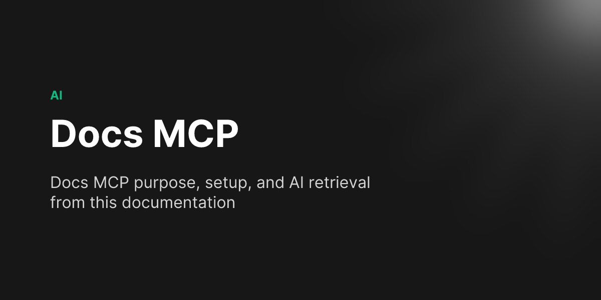 Docs MCP - Dreapex TMM Docs