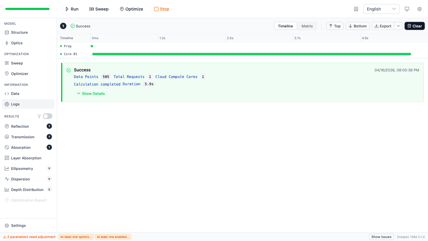 Timeline visualization