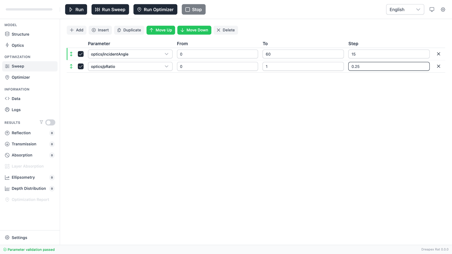 多参数扫描示例