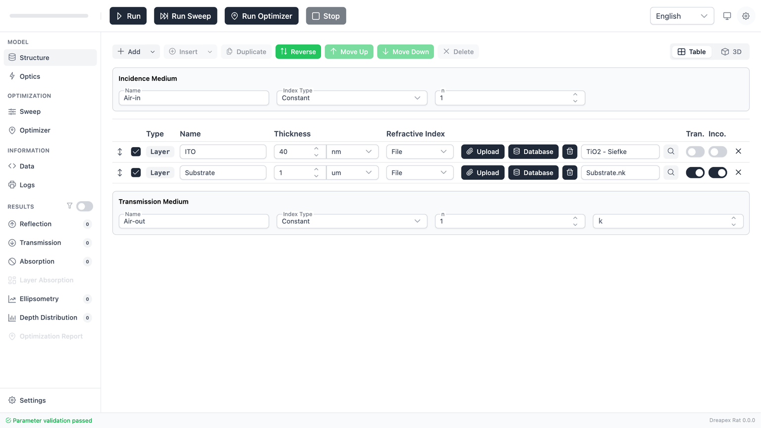 将数据库条目应用到当前层后的结构页面